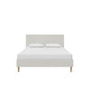 Andrea Tufted Upholstered Platform Bed - Gray - Queen