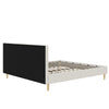 Andrea Tufted Upholstered Platform Bed - Gray - King