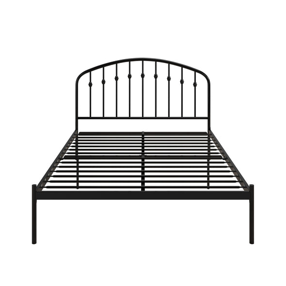 Narla Metal Platform Bed Frame - Black - Full