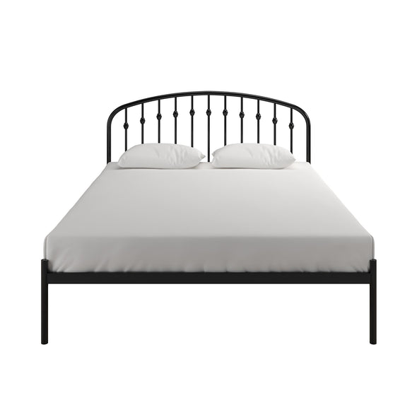 Narla Metal Platform Bed Frame - Black - Queen