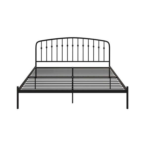 Narla Metal Platform Bed Frame - Black - King