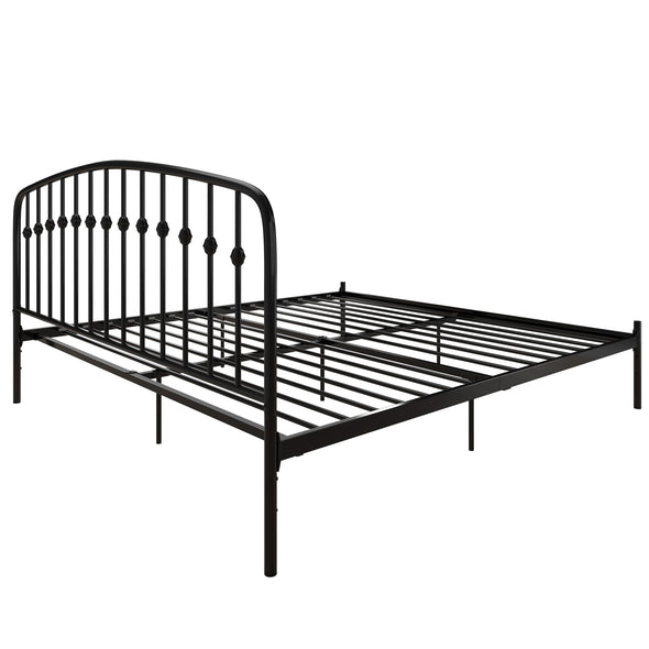 Narla Metal Platform Bed Frame - Black - King