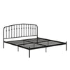 Narla Metal Platform Bed Frame - Black - King