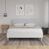 Andrea Tufted Upholstered Platform Bed - Gray - Queen