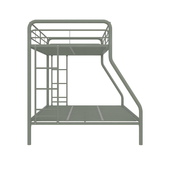 Dusty Metal Bunk Bed - Sage Green - Twin-Over-Full