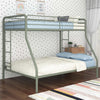 Dusty Metal Bunk Bed - Sage Green - Twin-Over-Full