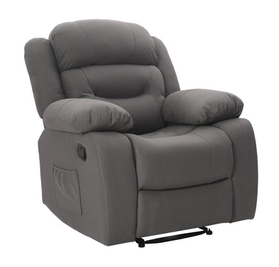 Miller Recliner with Cupholder - Gray