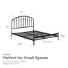 Narla Metal Platform Bed Frame - Black - Queen