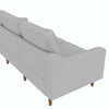DHP Zion Modular Sofa Collection - Gray - 3-Seater