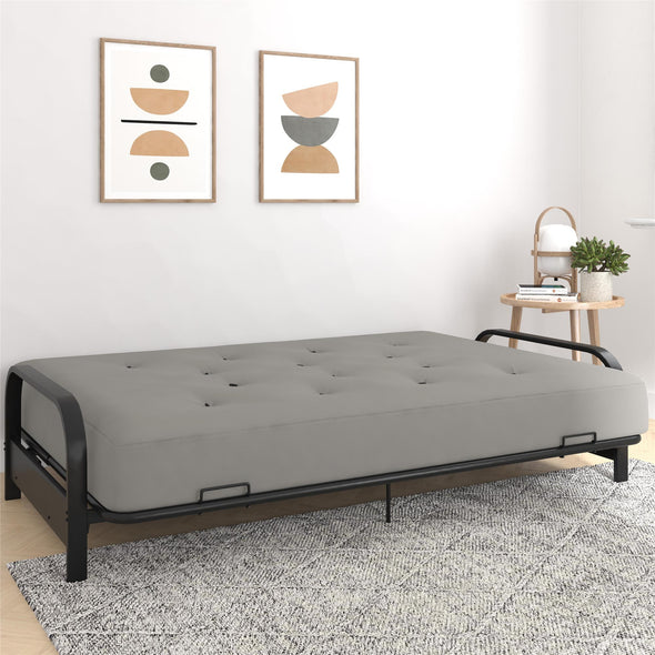 Trule 8" Full Size Spring Coil Futon Mattress - Taupe - Full