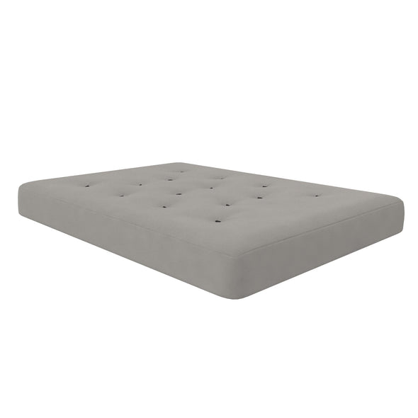 Trule 8" Full Size Spring Coil Futon Mattress - Taupe - Full