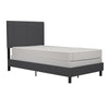 Janford Bed Frame with Adjustable Headboard - Gray - Twin