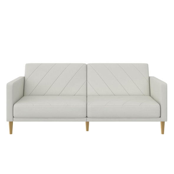 Alicent Futon Sofa Bed - Light Gray