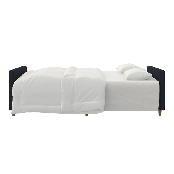 Andora Futon Sofa Bed - Navy Linen