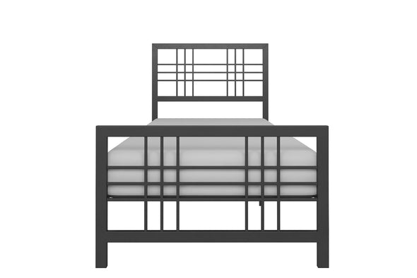 Burbank Metal Bed Frame - Black - Twin