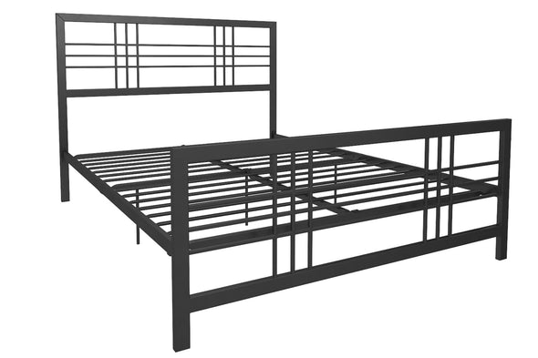 Burbank Metal Bed Frame - Black - Queen