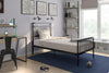 Jackson Modern Metal Bed Frame - Black - Twin