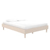 DHP Cologne Tool-Less Wood Platform Bed, Full, Light Oak - Light Oak - Full