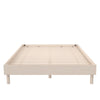 DHP Cologne Tool-Less Wood Platform Bed, Full, Light Oak - Light Oak - Full