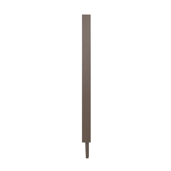 Cologne Tool-Less Wood Headboard - Walnut - Queen