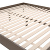 DHP Cologne Tool-Less Wood Platform Bed, King, Walnut - Walnut - King