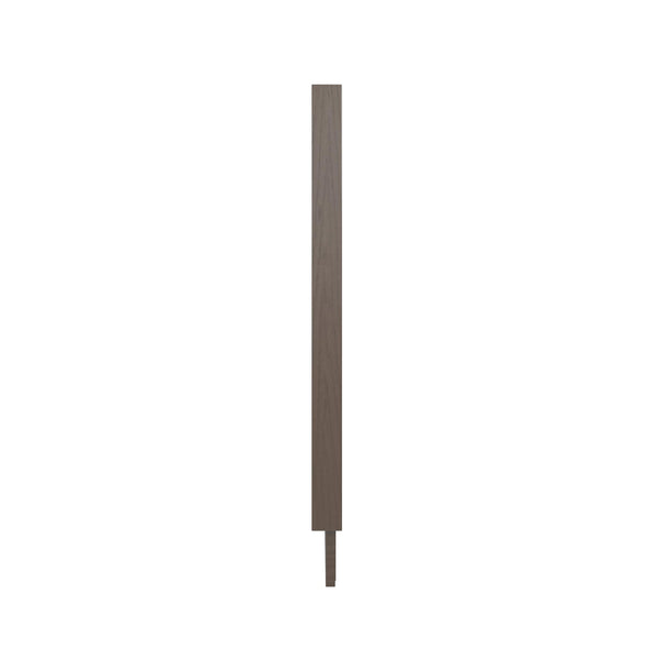 DHP Cologne Tool-Less Wood Headboard, King, Walnut - Walnut - King