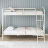 Dusty Metal Bunk Bed - White - Twin-Over-Twin