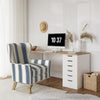 Reva Accent Chair - Blue Stripe