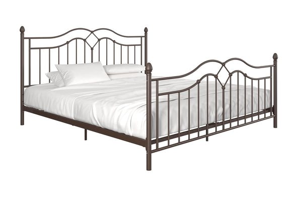 Tokyo Metal Bed Frame - Bronze - King