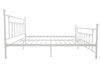 Manila Metal Bed Frame - White - King