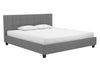 Dakota Platform Bed Frame - Gray - King