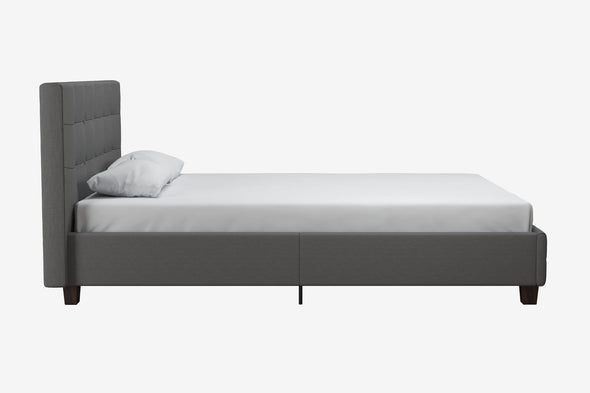 Rose Platform Bed Frame - Gray - Full