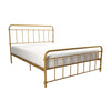 Wallace Metal Bed Frame - Gold - Queen