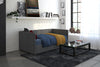 Daybed with Storage - Grey Linen - Twin