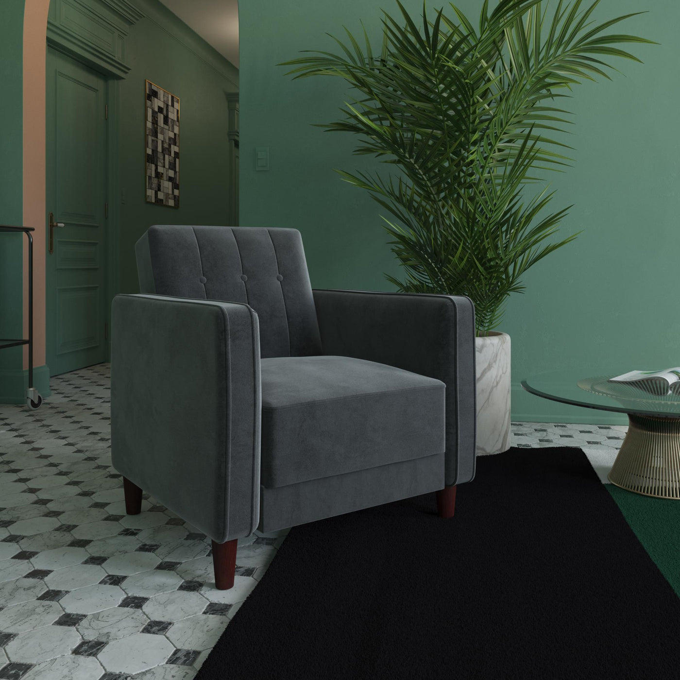 Dhp pin deals tufted accent chair