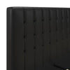 Emily Platform Bed Frame - Black Faux Leather - King