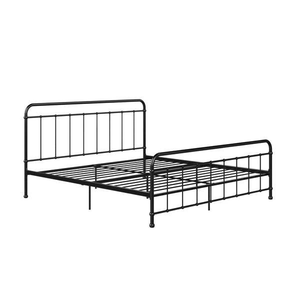 Brooklyn Iron Bed Frame - Black - King