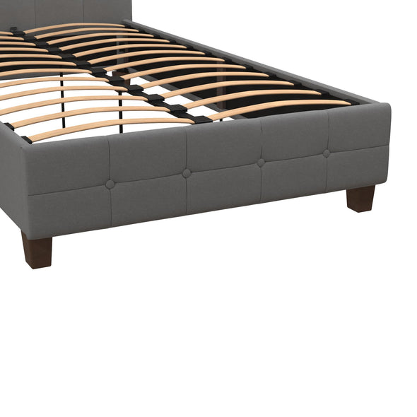 Dakota Platform Bed Frame - Gray - Twin