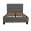 Dakota Platform Bed Frame - Gray - Twin