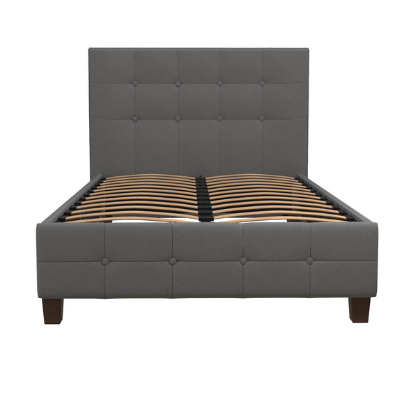 Dakota Platform Bed Frame - Gray - Twin