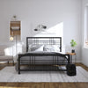 Burbank Metal Bed Frame - Black - Queen