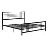 Burbank Metal Bed Frame - Black - King