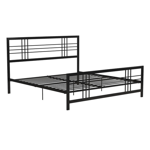 Burbank Metal Bed Frame - Black - King
