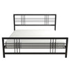 Burbank Metal Bed Frame - Black - King
