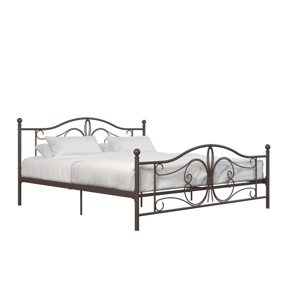 Bombay Metal Platford Bed Frame - Bronze - King