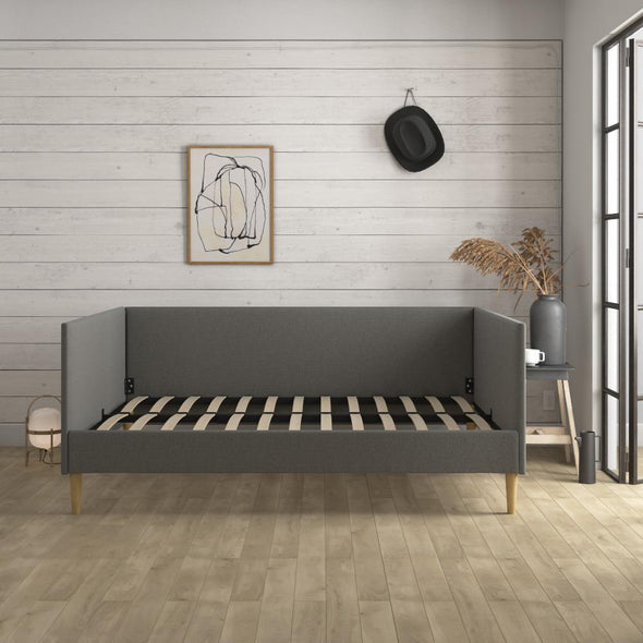 Franklin Mid Century Daybed - Grey Linen - Full