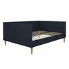 Franklin Mid Century Daybed - Blue Linen - Full