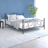 Victoria Metal Bed Frame  - Bronze - Queen