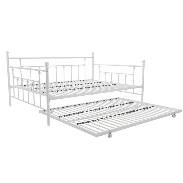 Manila Metal Daybed - White - Queen