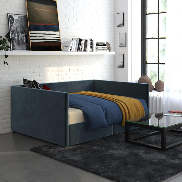 Daybed with Storage - Blue - Full